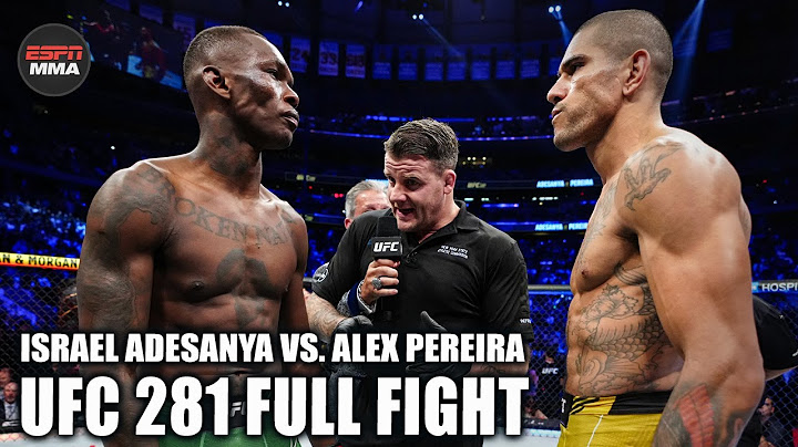 UFC FULL FIGHT: Alex Pereira vs. Israel Adesanya [UFC 281 – Nov. 12, 2022] | ESPN MMA