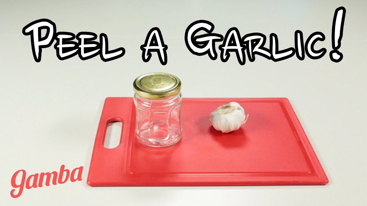 How to Peel Garlic without touching it Food Hack YouTube