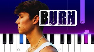 David Kushner - Burn (Piano tutorial)