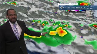 First to Know Forecast: Passing clouds, isolated nighttime rain (06/01/2026)
