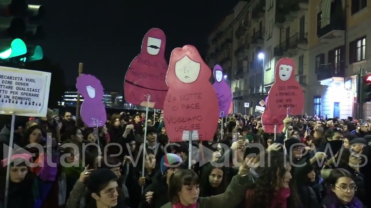 Cecchettin, a Torino corteo contro femminicidi: 