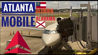 PANDEMIC TRIPREPORT | Delta Airlines (ECONOMY) | Bombardier CRJ-900 | Atlanta - Mobile