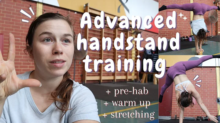 Advanced handstand training session