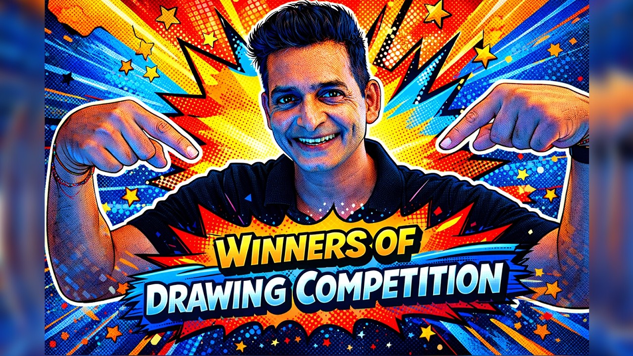 Drawing Competition | Result Day #drawingcompetition #prize - YouTube