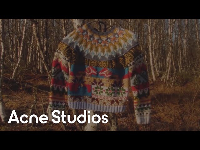 Acne Studios FW18 Knitwear - YouTube