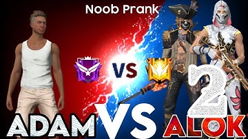 2 Random Grandmaster Player Call Me Noob i Challenge Them 1 v 2 Custom Room - Garena Free Fire