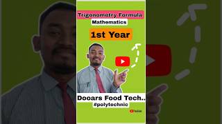 #Trigonometry Formula # Mathematics #1st year #Polytechnic #Gov. of W.B.