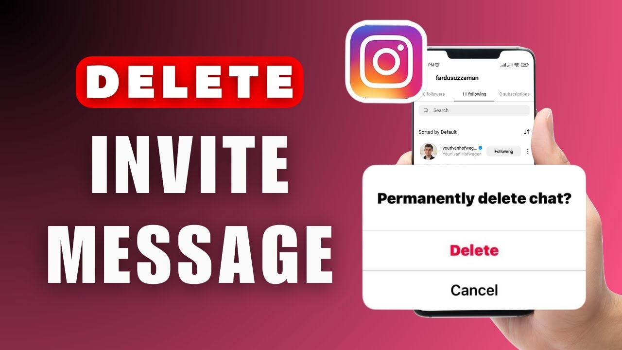how-to-delete-invite-message-on-instagram-2024-updated-youtube