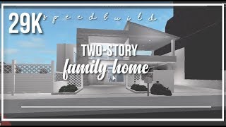 Roblox | Bloxburg | 29k Two Story Family Home