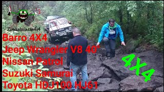 RUTA BARRO 4X4, STOCK & PRO, GALICIA OFF ROAD, JEEP WRANGLER V8 40", NISSAN PATROL GR, TOYOTA HDJ