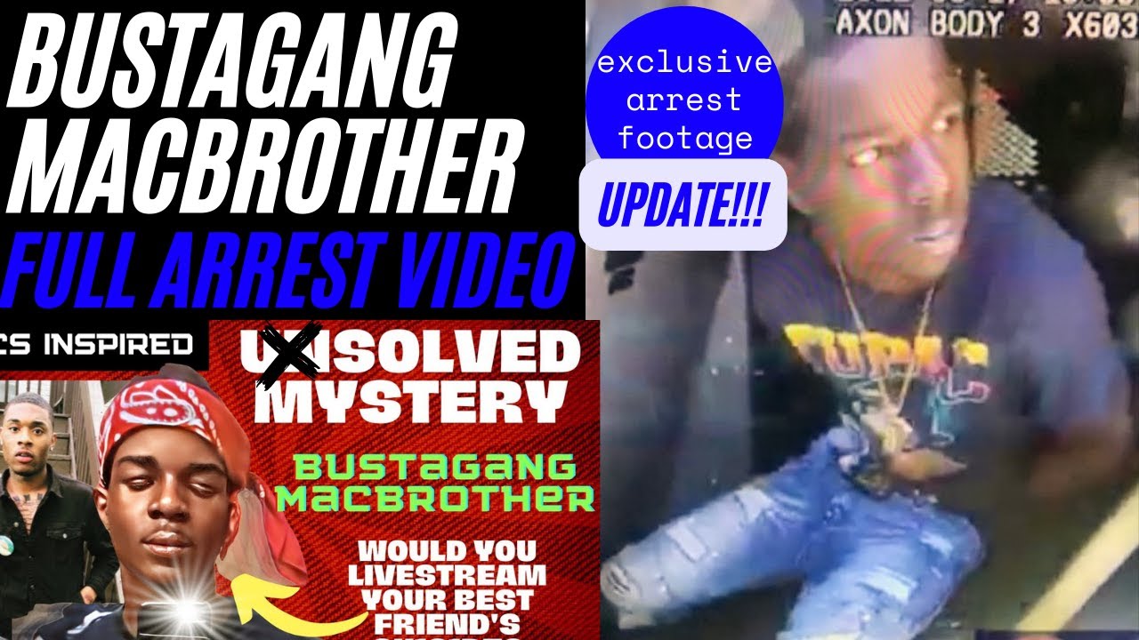 Bustagang Macbrother Full Arrest Bustagang Innocent Update YouTube