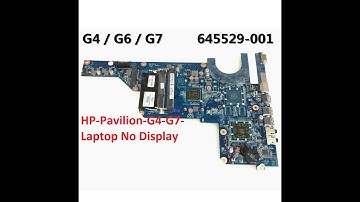HP G4 No Display Solved|HP G4 No Display Problem|No Display HP G4 Testing|HP G4 Power on No Display