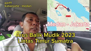 Roadtrip arus balik lebaran 2023 lintas timur sumatra medan - jakarta,mobil toyota calya part1