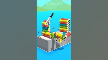 Slice It all! 🔪🍞💵💵gameplay walkthrough🤩(Android iOS games)(All level) 127