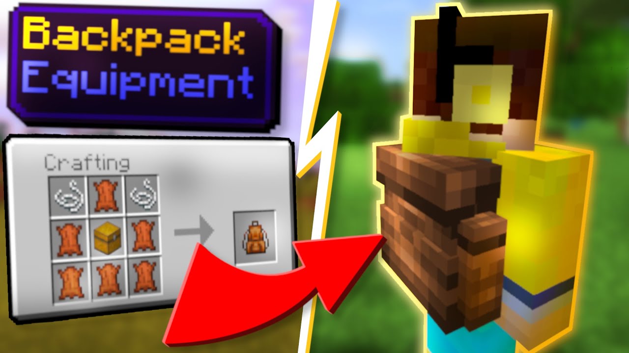 How To Get A Backpack in MCPE 1.18! - Minecraft Bedrock Edition ...