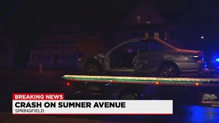 Crews respond to crash on Sumner Ave. in Springfield