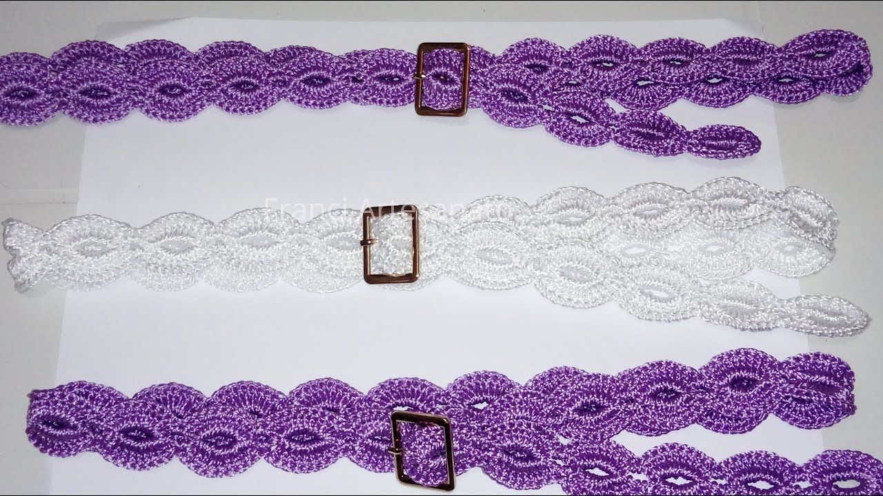 CINTO SÍSI DE CROCHÊ - FRANCI ARTESANATO