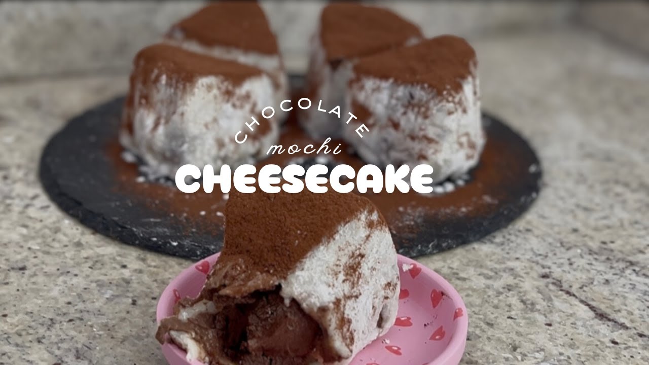 Chocolate Mochi Cheesecake
