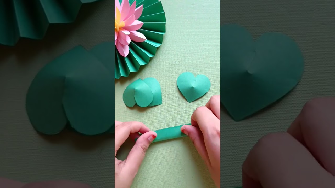 Easy paper clover🍀 leaf💛