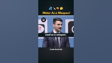 Water als wapen 🤔 UPSC-interview | IAS-interview
