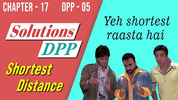 Application of Derivatives DPP Number 5 Solutions | Shortest Distance Between Two Curves | IIT JEE