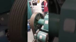 Elevator Pulleys In Motion