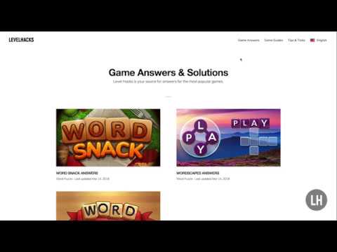 How to find Word Snack Answers