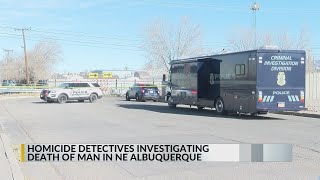 Police investigating after man found dead in northeast Albuquerque