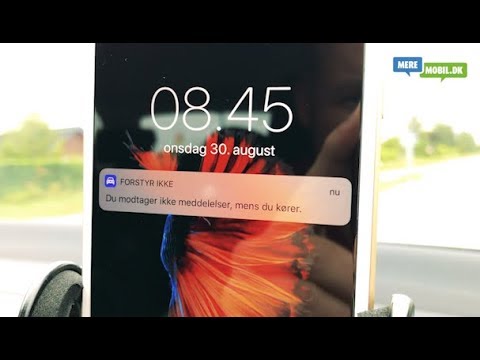 Sådan bruges ’Forstyr ikke under kørsel på iPhone