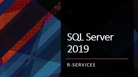 SQL Server R service Part 2 - Running R scripts in the database