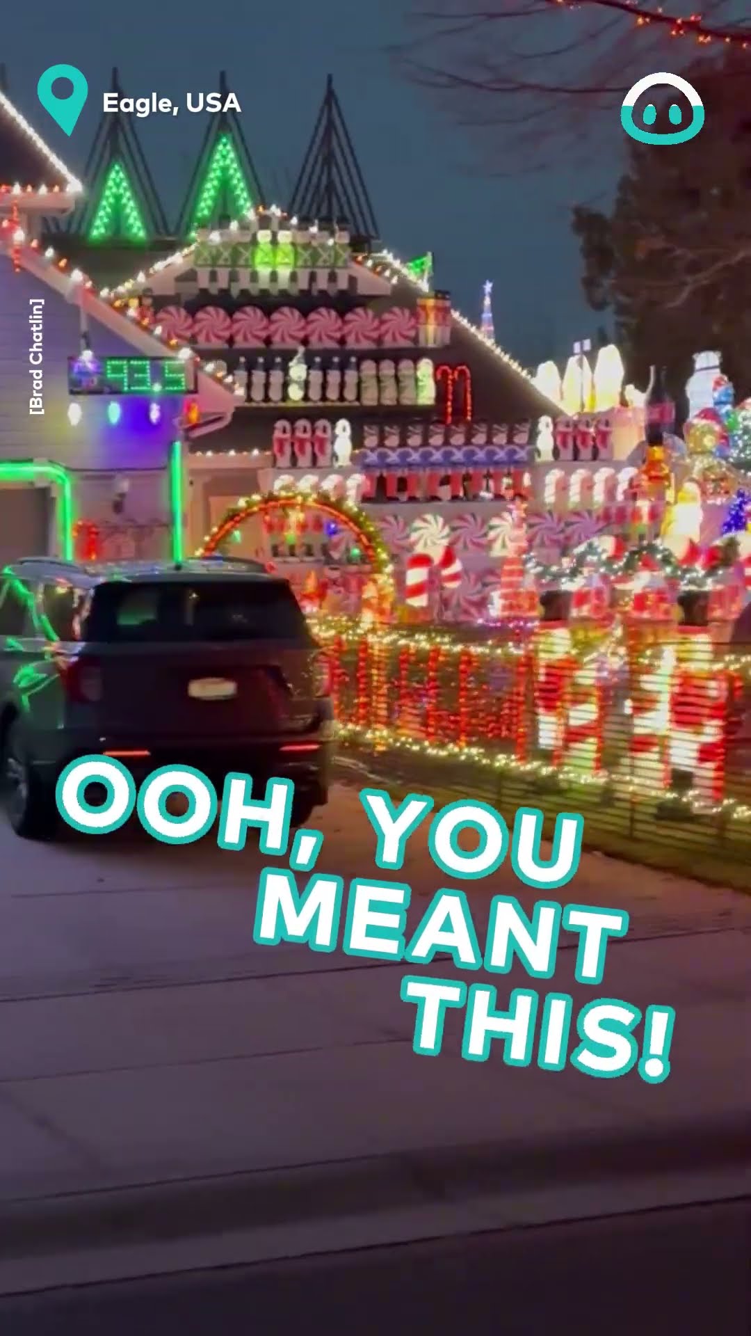 Neighbor Went Too Crazy with Christmas Lights || ViralHog