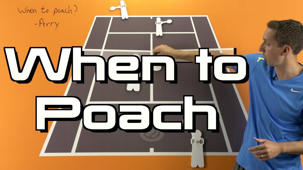 When to Poach Doubles Tennis Lesson Doubles Strategy Session YouTube