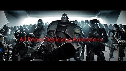 Team Fortress 2 All Mann vs. Machine Robot Deploying Animations