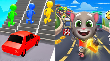 Shape shifting VS Talking Tom Gold Run - All Level Gameplay Walkthrough Android iOS Ep6