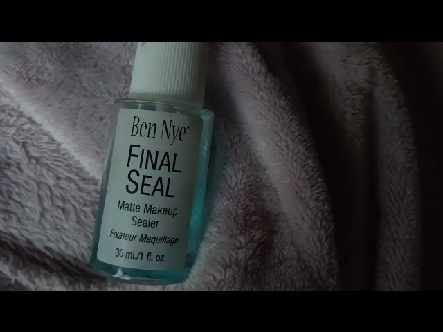 Ben nye final seal matte makeup sealer (body paint review) 