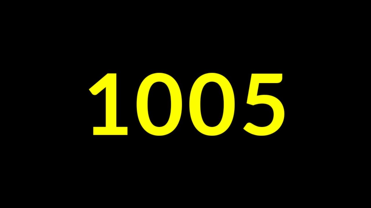 1005 Seconds Countdown Timer With Sound Effect - YouTube