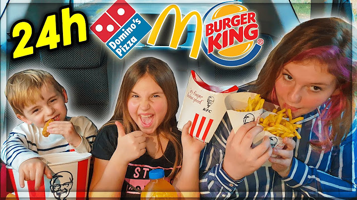 JE MANGE CE QUE LA PERSONNE DEVANT MOI DÉCIDE PENDANT 24H