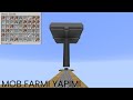MİNECRAFT VERİMLİ MOB FARMI YAPIMI /SKYBLOCK/SURVİVAL/HARDCORE
