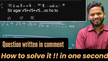 QUESTION FROM COMMENT BOX | MY CLASSES | BY BHASKAR SIR #matholympiad #bhaskarsir #education