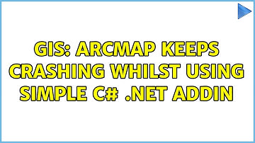 GIS: ArcMap keeps crashing whilst using simple C# .NET addin (2 Solutions!!)
