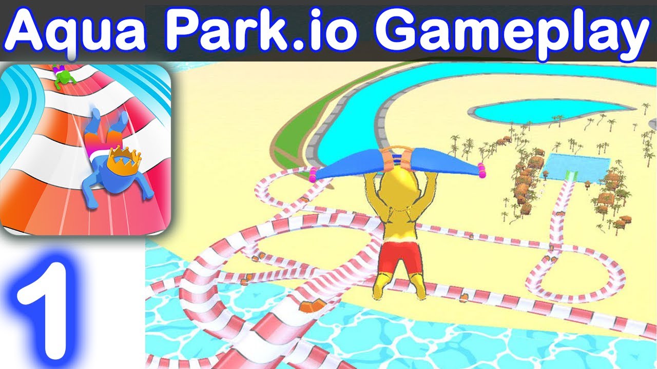 Aqua Park.io (Water Slides at Aqua Park) Gameplay Walkthrough (IOS