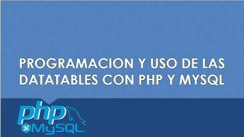 Programacion y estilo de tablas con Data table