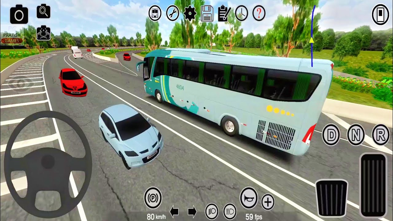 Heavy Bus Driving on National Highway | Proton Bus Simulator Road - #43 Bus Games Android Gameplay