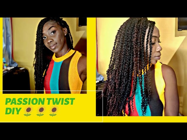 How to EASY Passion Twists : No Rubber Band 