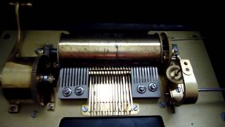 organ box swiss 1880-ies (music box with harmonette) ami rivenc