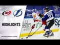 Hurricanes @ Lightning 2/25/21 | NHL Highlights