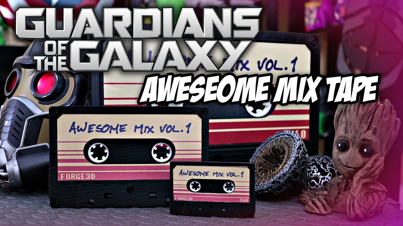 Guardians of the Galaxy Awesome Mix Tape Replica Prop | 3D Printed ...