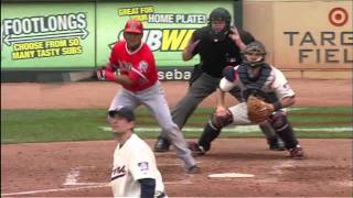 2011/05/29 Aybar's RBI single