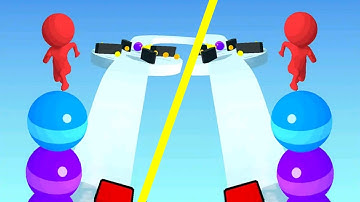 Stack Rider Vs All Levels Walkthrough Mobile IOS  Android New Running Games Gameplay Max Level