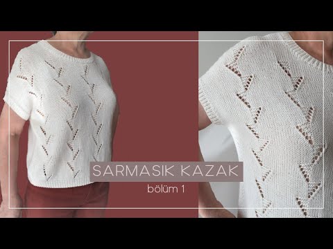 Sarmaşık Bluz. 1#yazlıkbluz #knitting #yazlıkörgü #summertop.